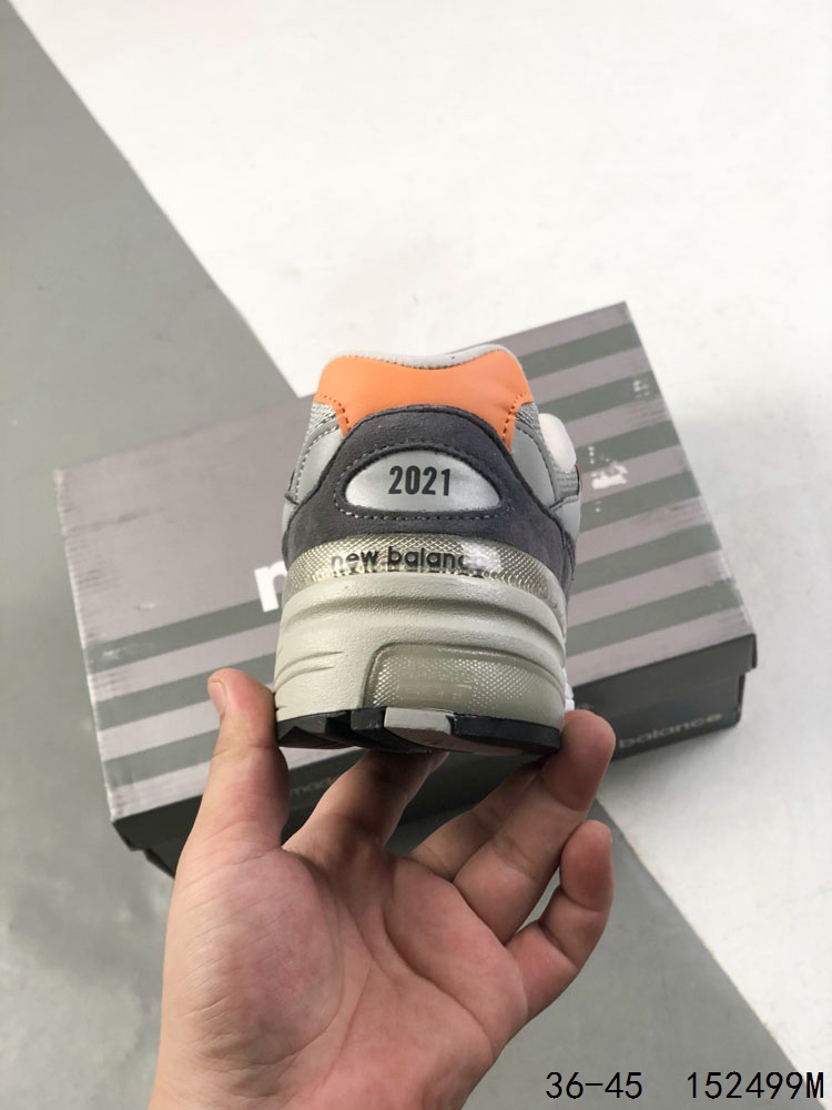 New Balance 992 Retro Runner Grey/Orange