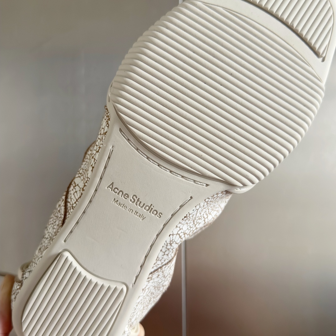Acne Studios Denim Ballet Sneakers White