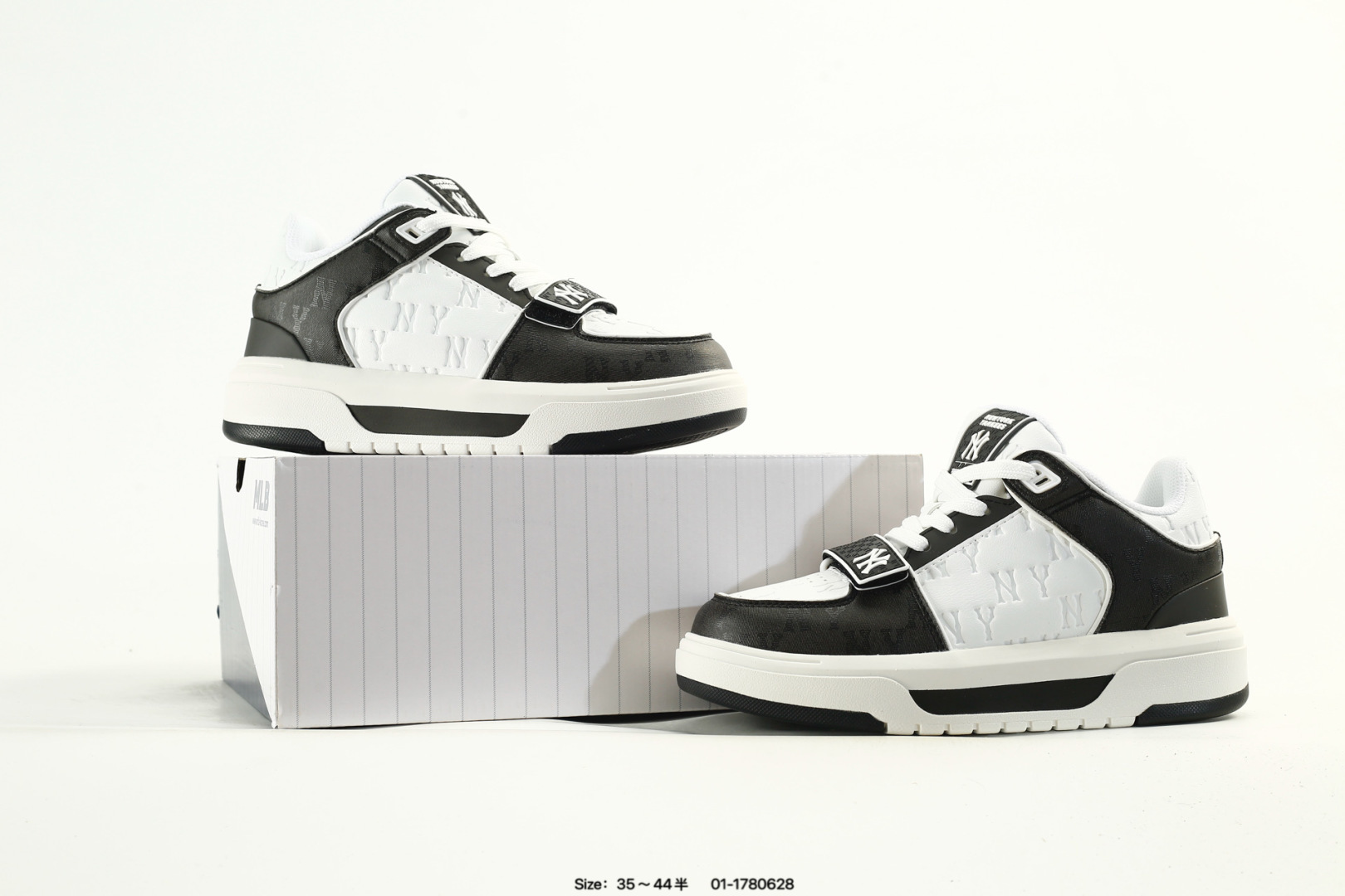 MLB NY Yankees Chunky Liner Sneakers Black/White