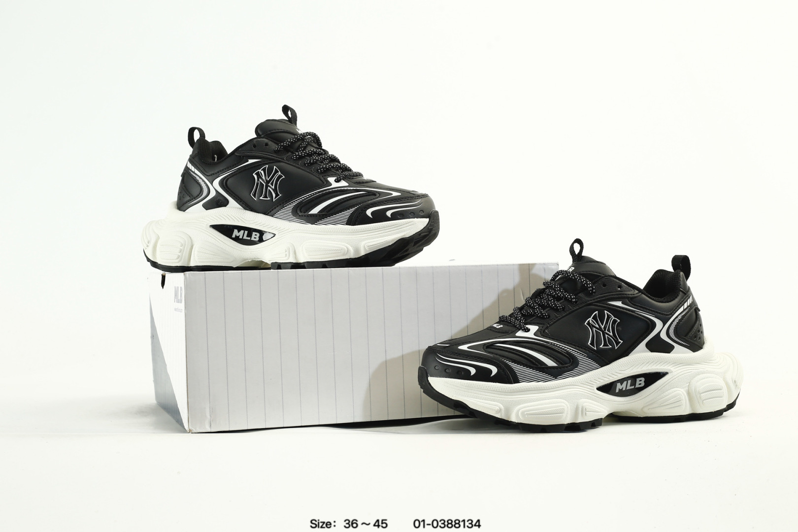 MLB Winner Chunky Dad Sneakers Black/White
