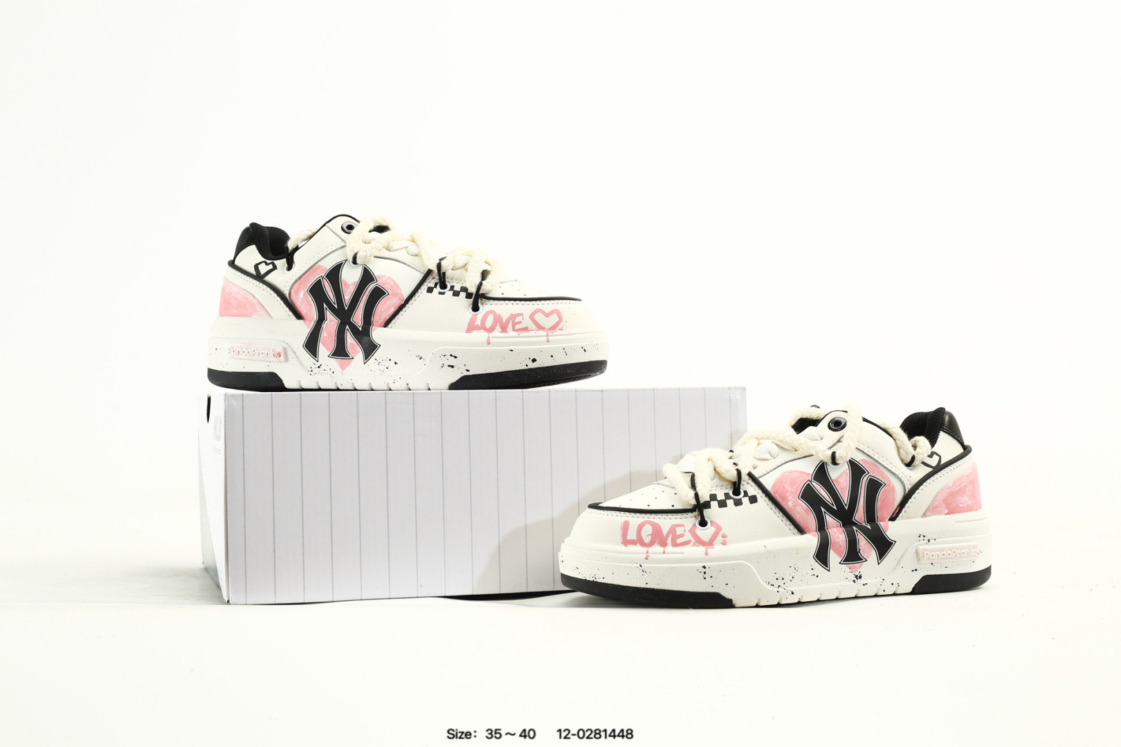 MLB Chunky Liner DIY Sneaker White/Pink