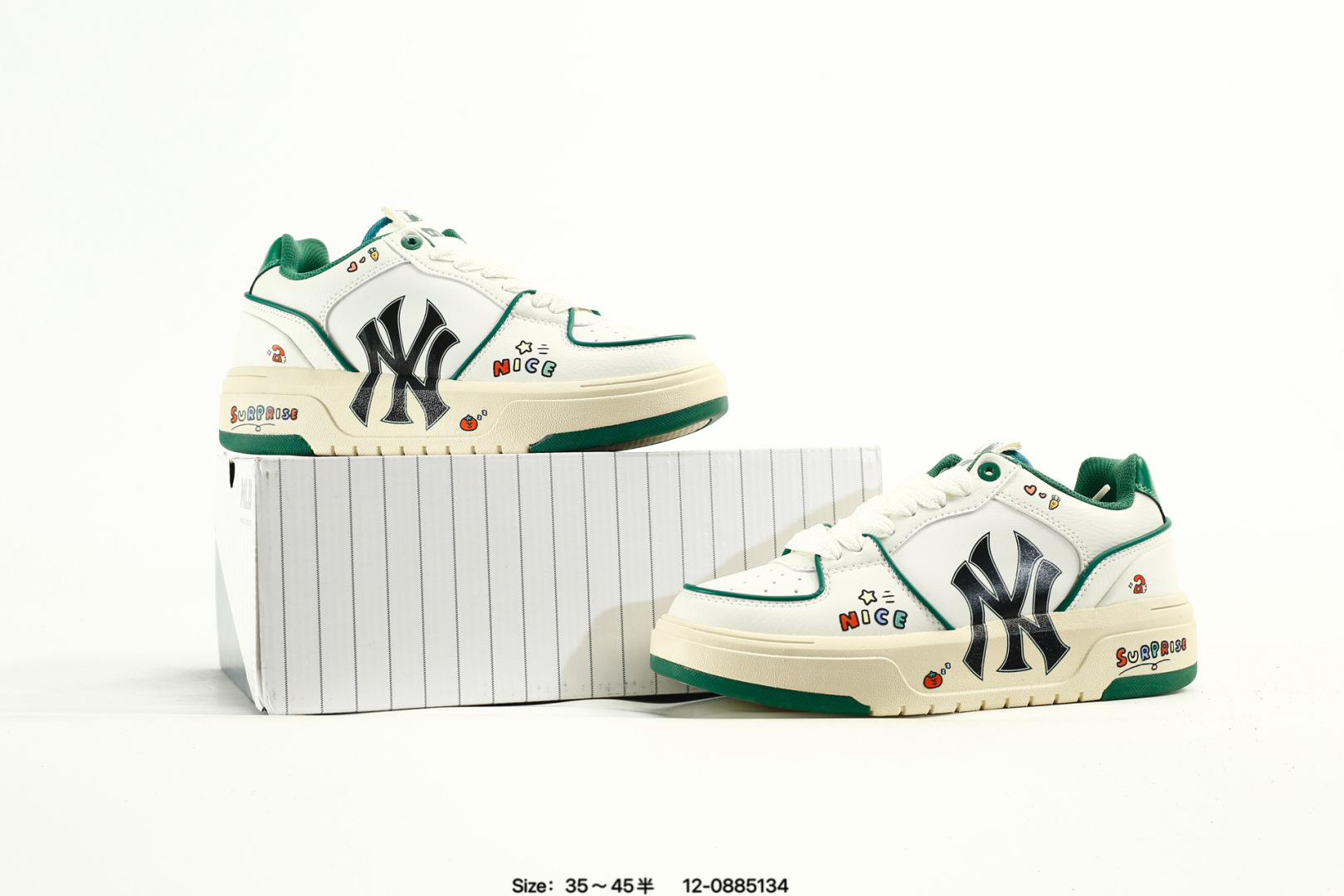 MLB Chunky Liner PU Sneaker Green/White