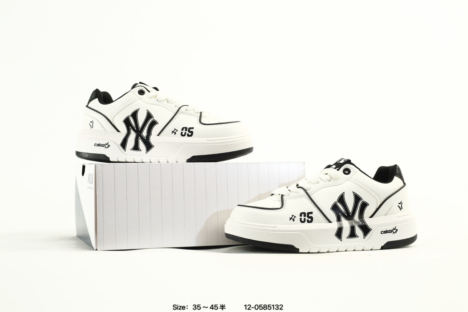 MLB Big Ball Chunky A Sneakers White/Black