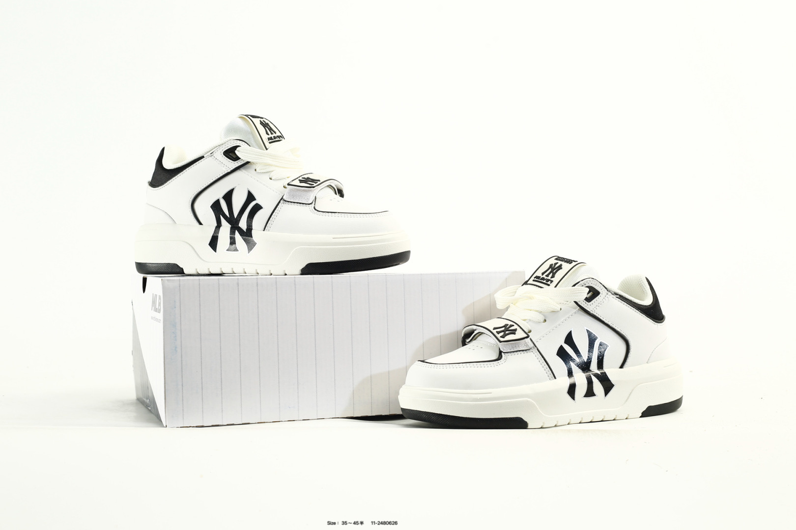 MLB NY Yankees Chunky Liner Sneakers White/Black