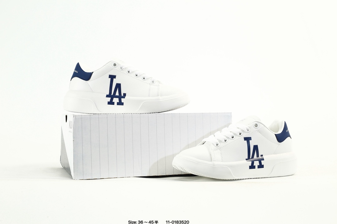 MLB LA Dodgers Chunky Classic Sneakers White/Navy
