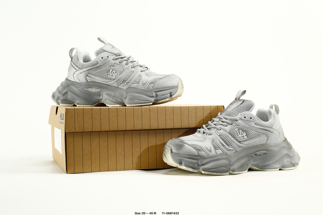 MLB Champ Chunky V Sneakers Grey