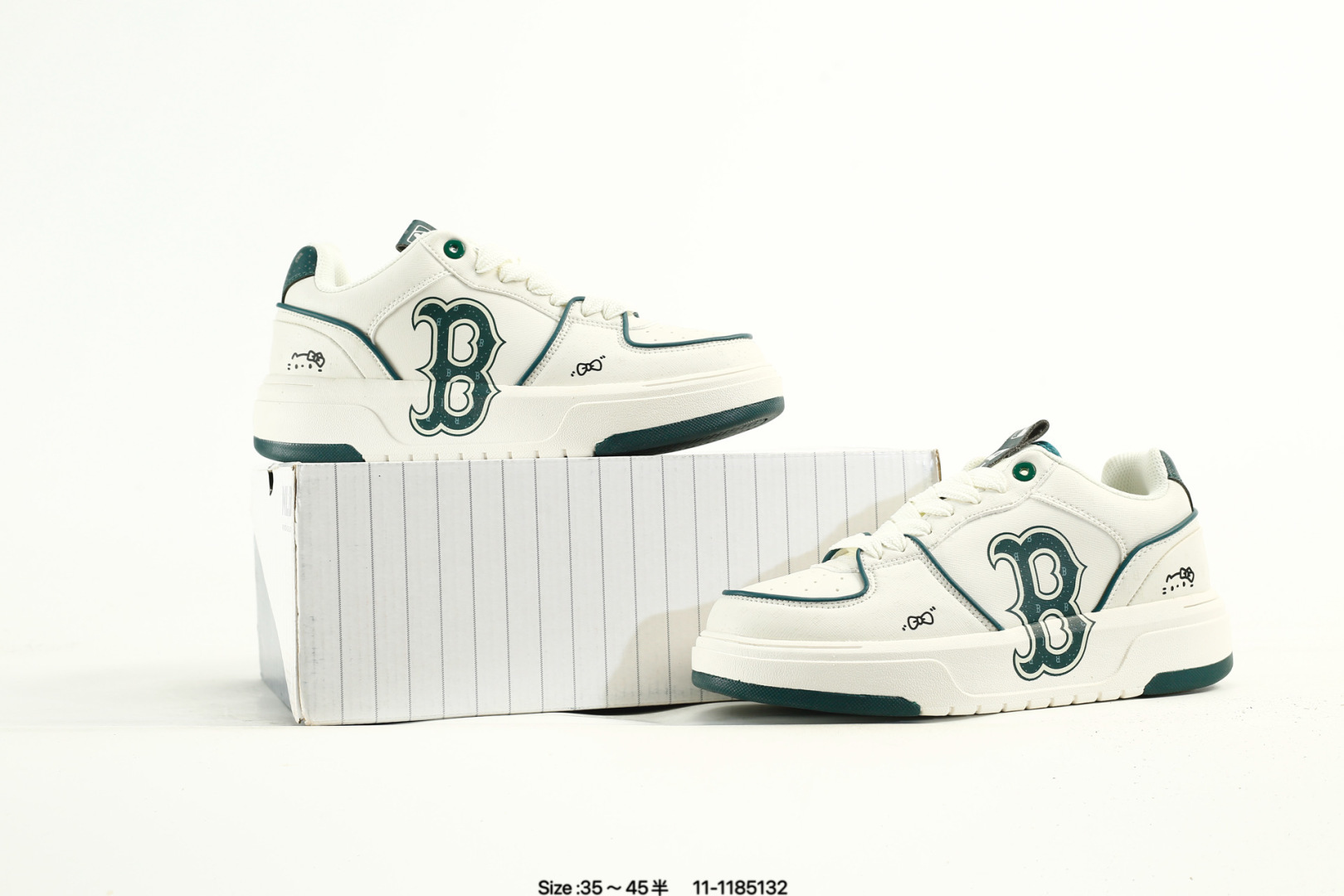 MLB Big Ball Chunky A Sneakers White/Green