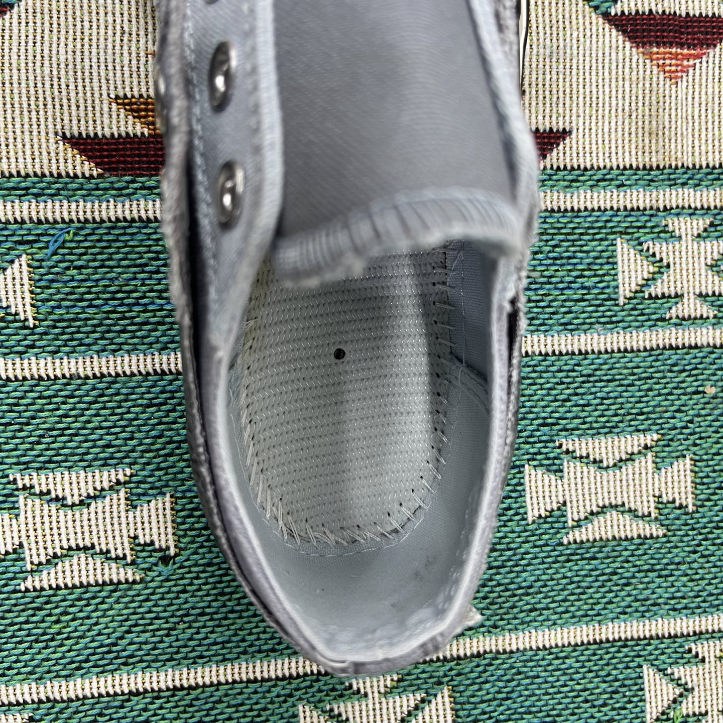 Converse x Feng Chen Wang Deconstructed Canvas Sneakers Gradient Gray Blue