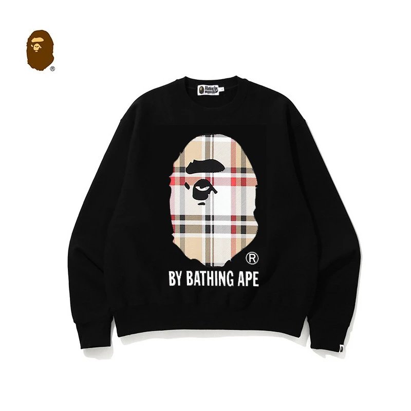 BAPE Ape Head Crewneck Sweatshirt Black