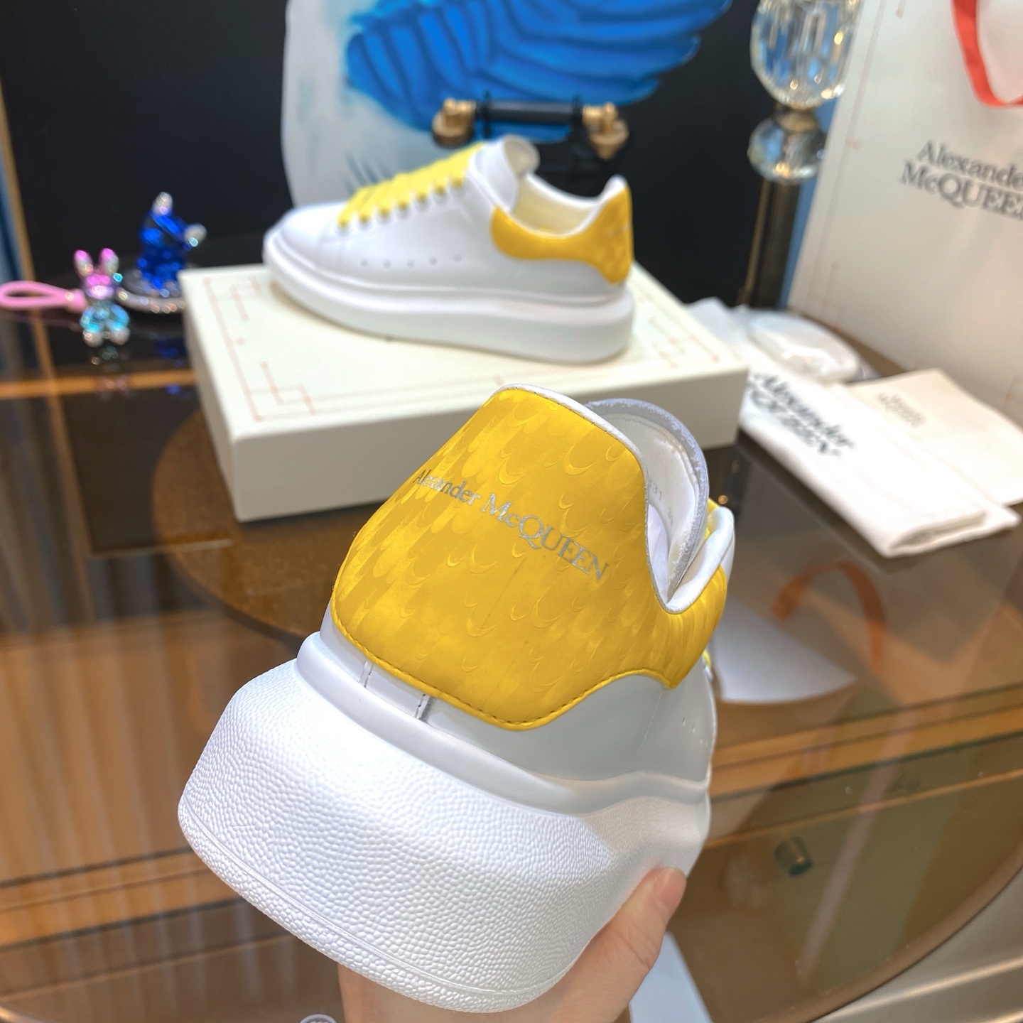 Alexander McQueen Oversized Sneaker Yellow