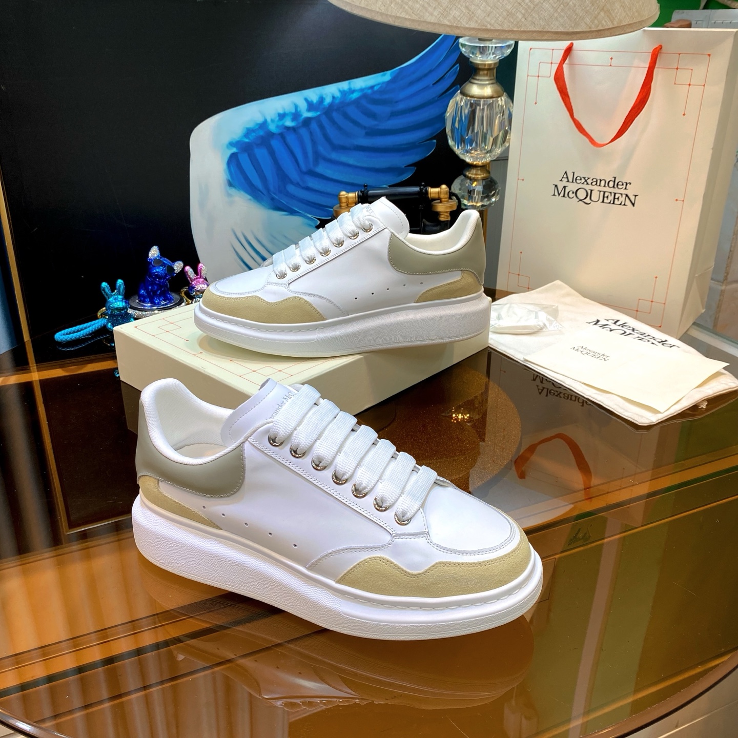 Alexander McQueen Oversized Sneaker White