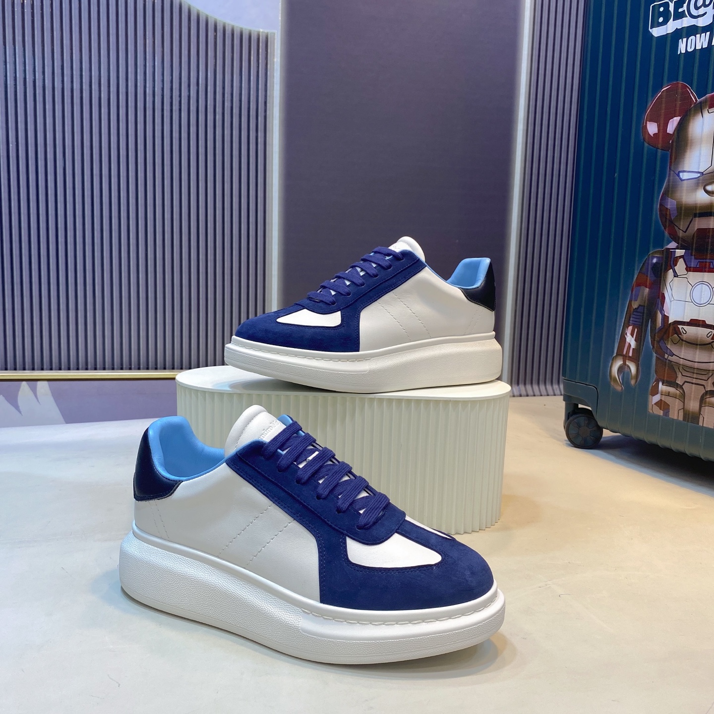 Alexander McQueen Platform Sneaker Blue/White