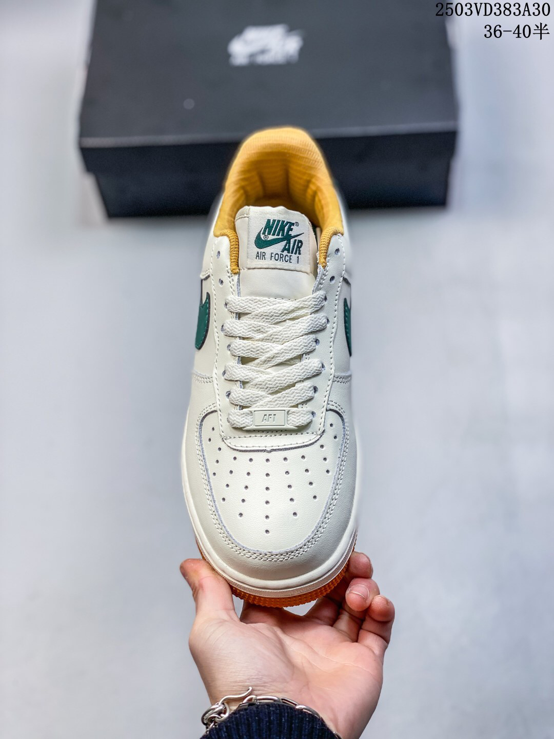 Nike Air Force 1 '07 Low Sneakers White/Green/Orange