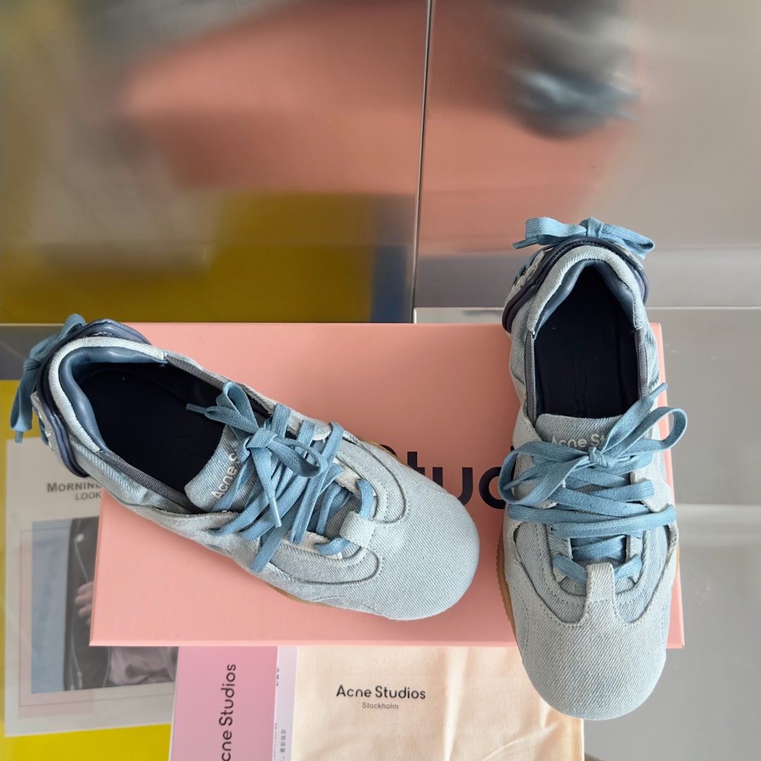 Acne Studios Denim Ballet Sneaker Blue