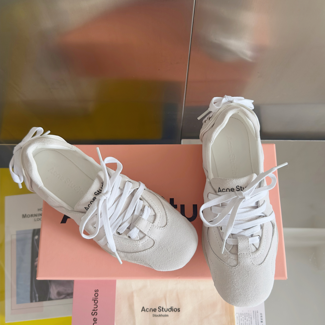 Acne Studios Denim Ballet Sneakers White