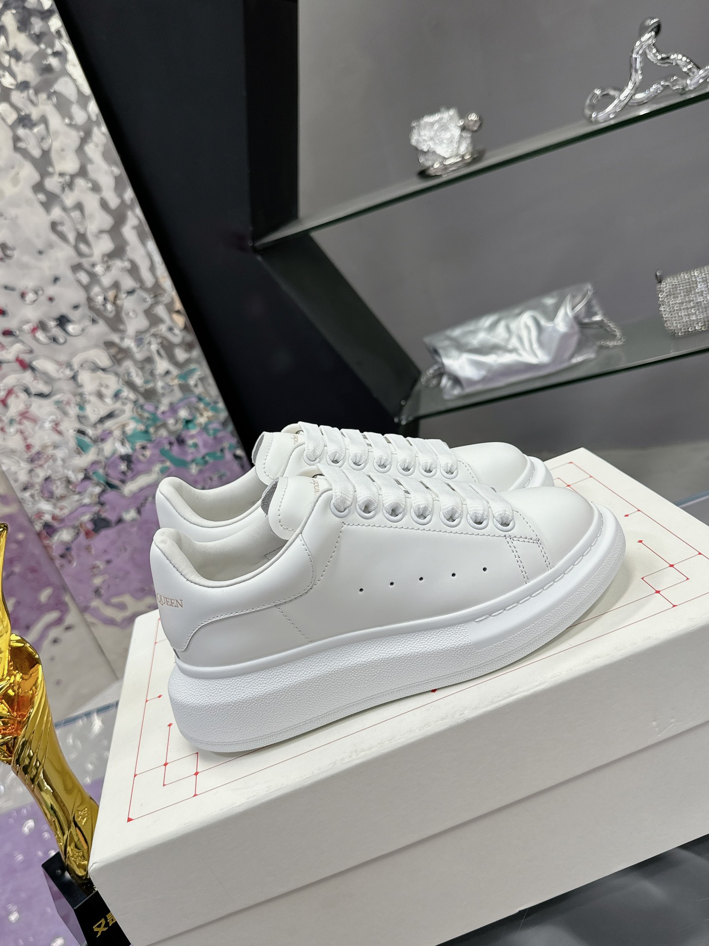 Alexander McQueen Platform Sneakers White