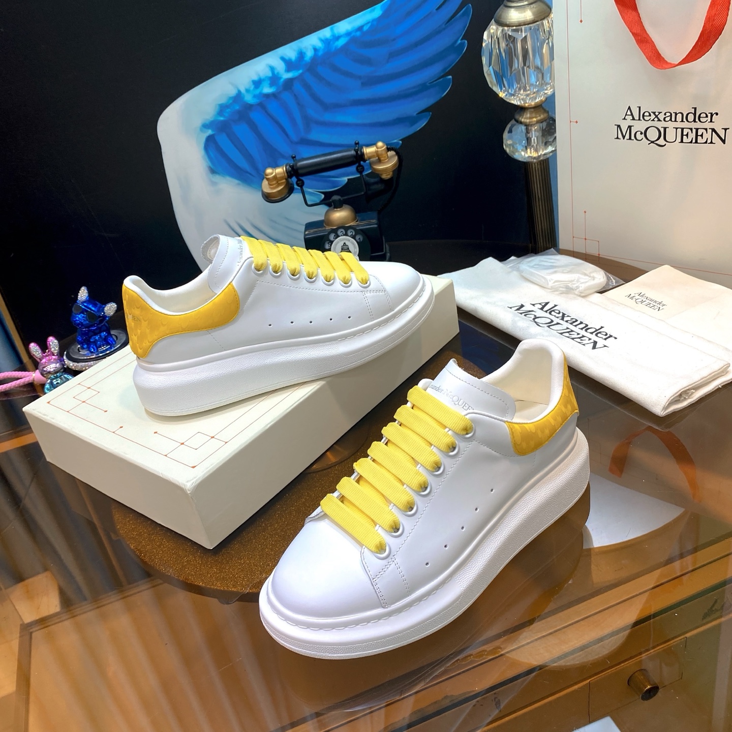 Alexander McQueen Oversized Sneaker Yellow
