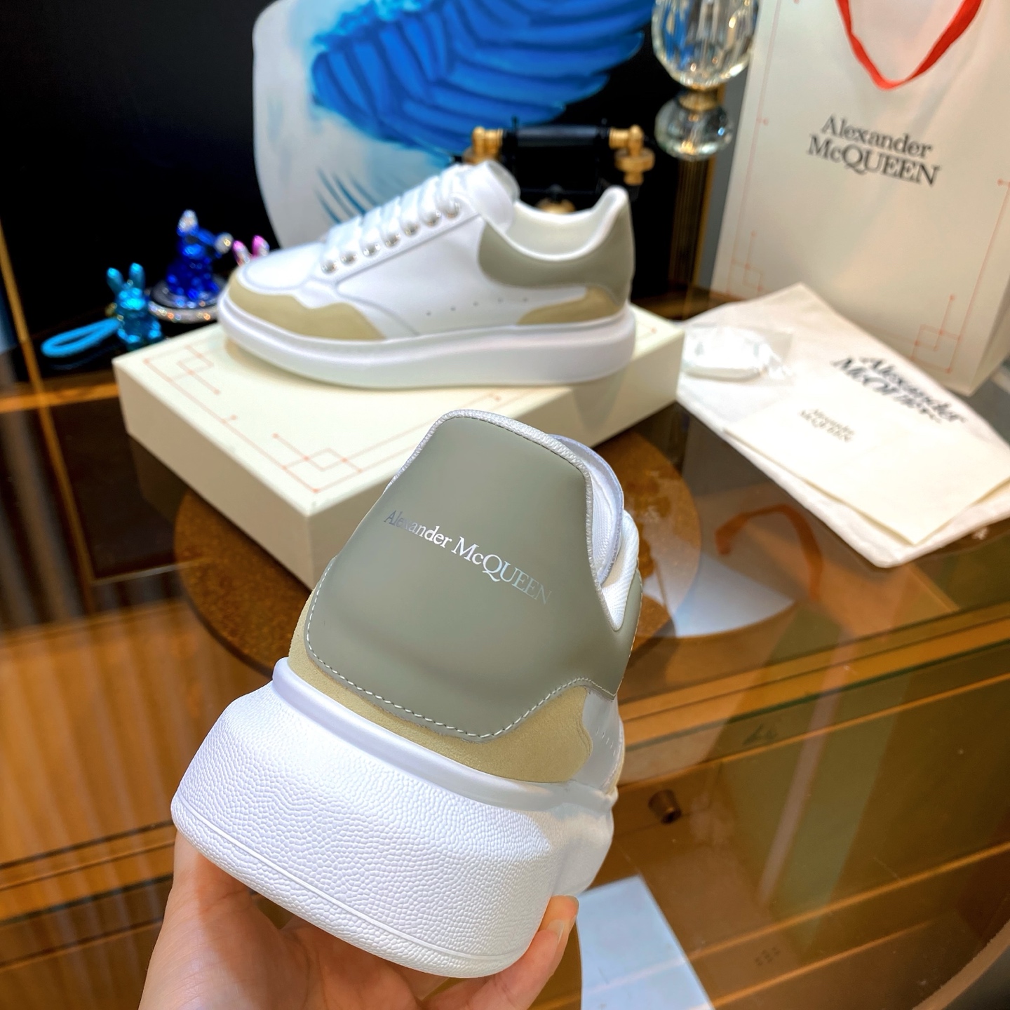 Alexander McQueen Oversized Sneaker White