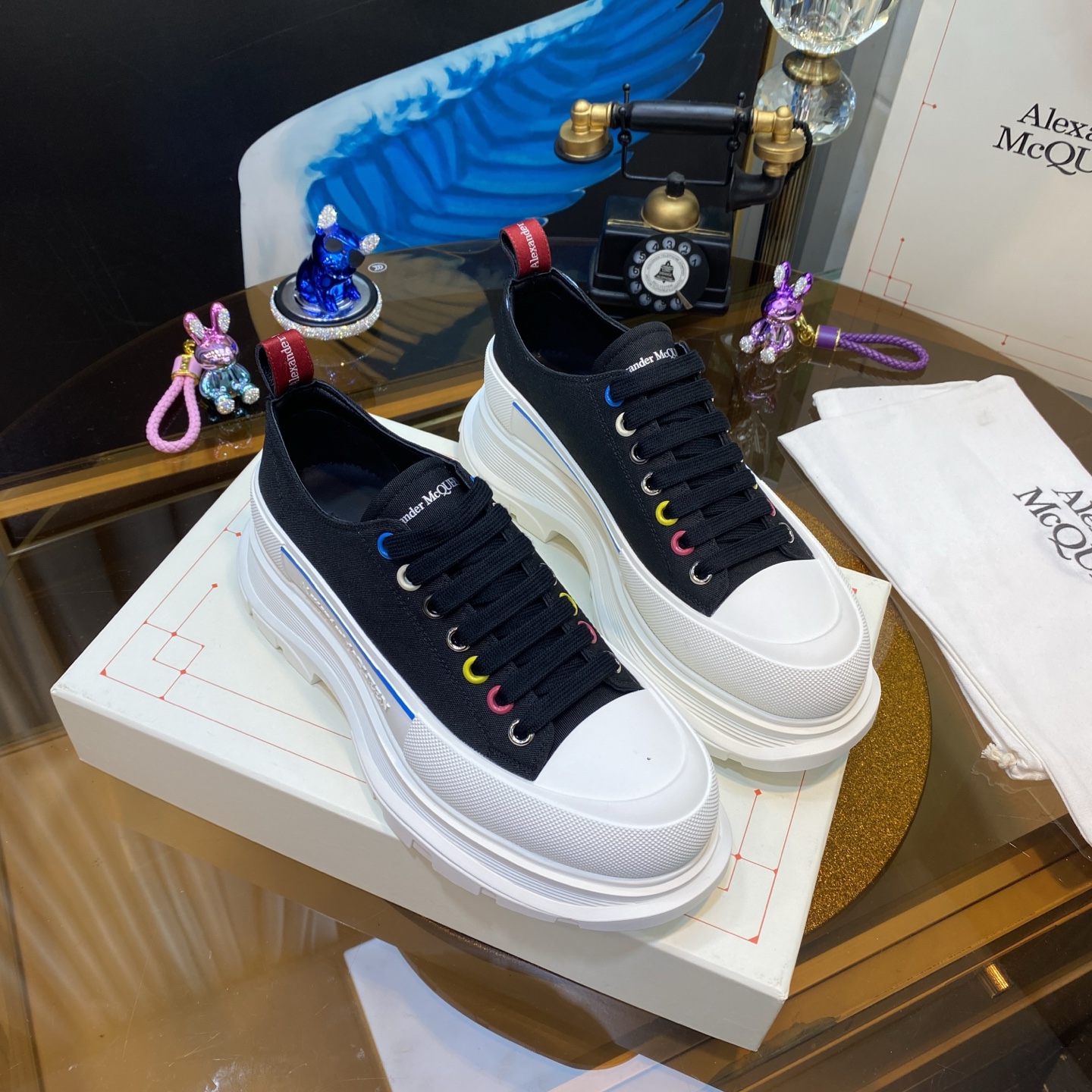 Alexander McQueen Platform Sneakers White