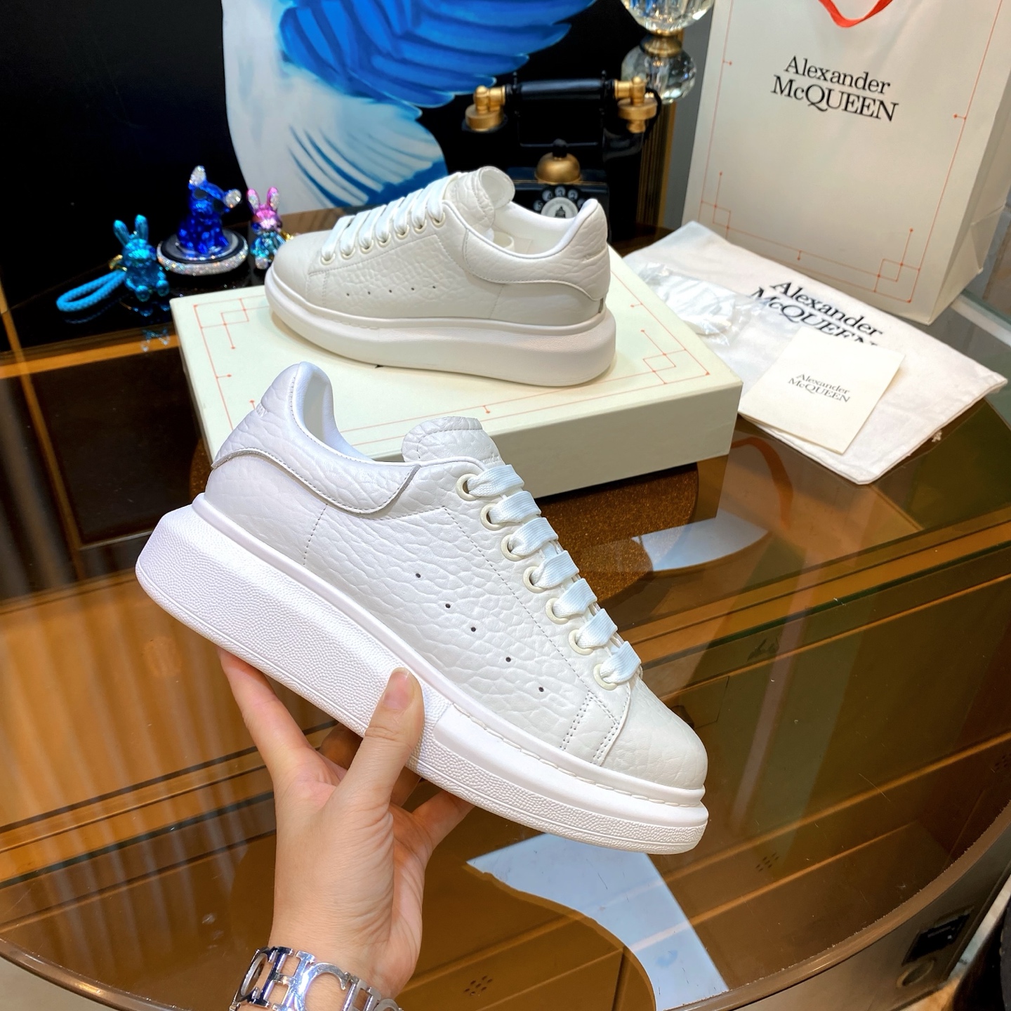 Alexander McQueen Oversized Sneaker White