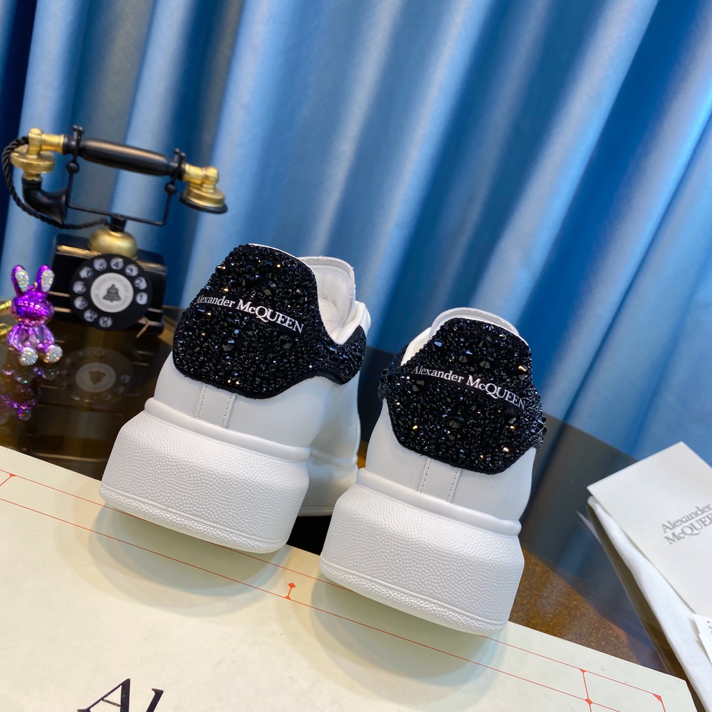 Alexander McQueen Oversized Sneaker White/Black