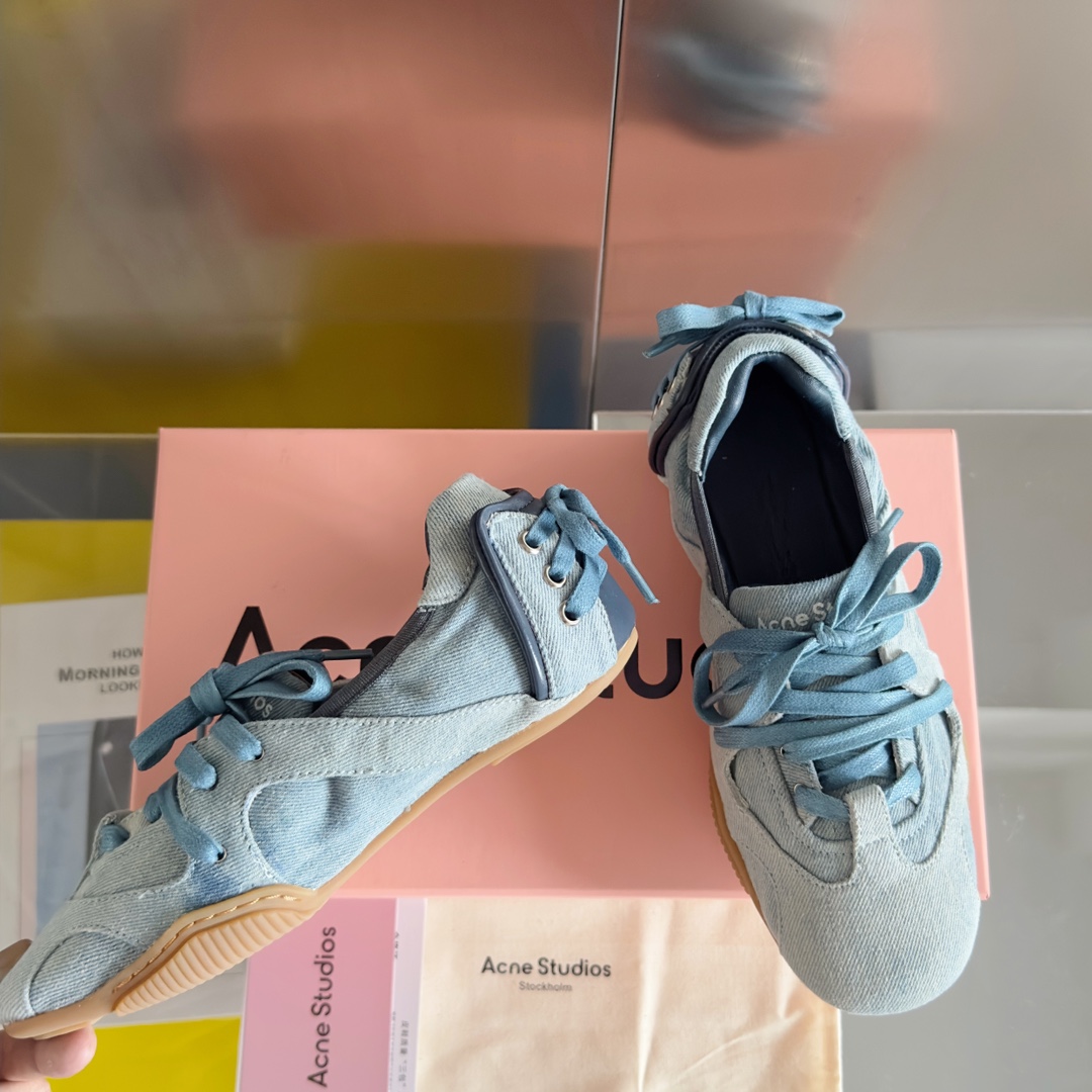 Acne Studios Denim Ballet Sneaker Blue