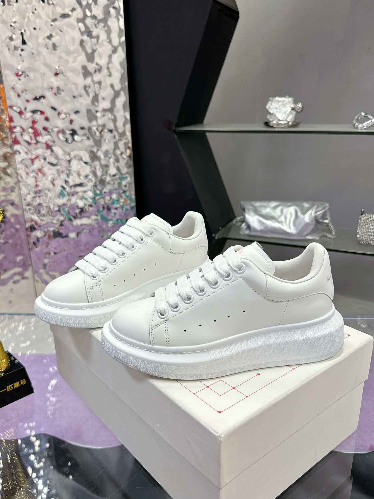 Alexander McQueen Platform Sneakers White