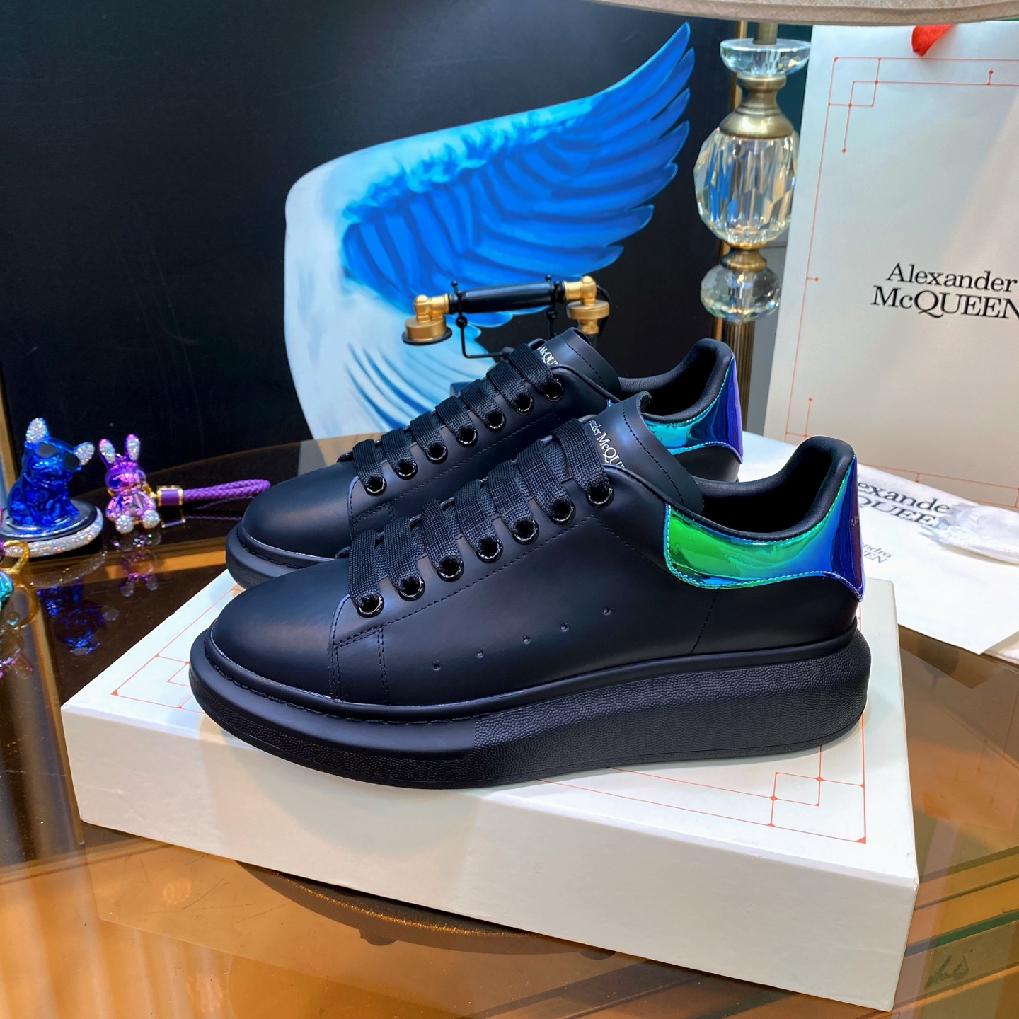Alexander McQueen Oversized Sneakers Black/Green