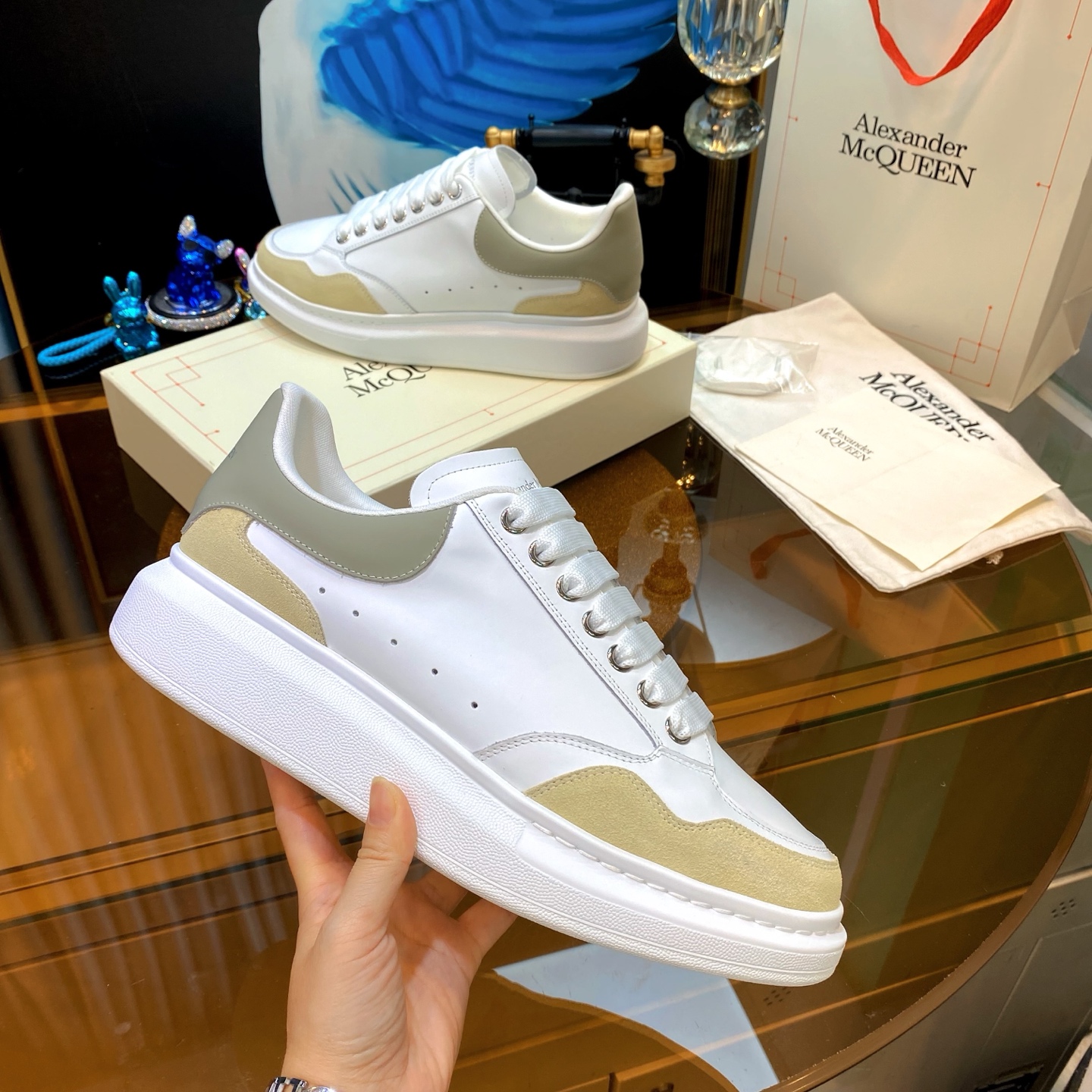 Alexander McQueen Oversized Sneaker White