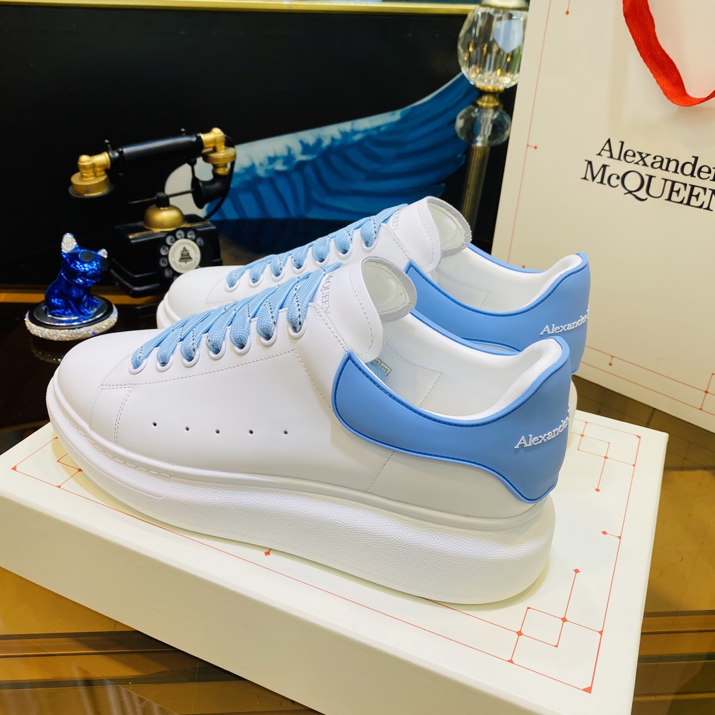 Alexander McQueen Oversized Sneaker Sky Blue