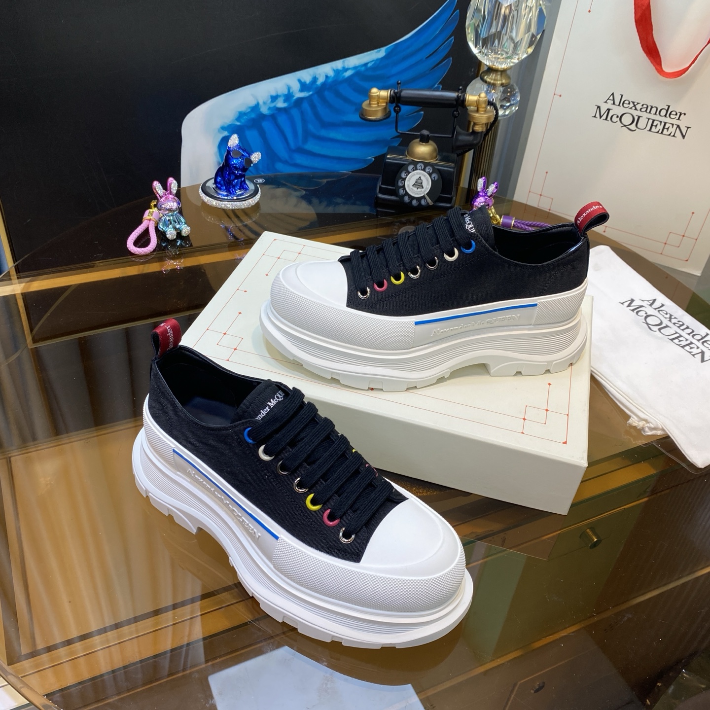 Alexander McQueen Platform Sneakers White