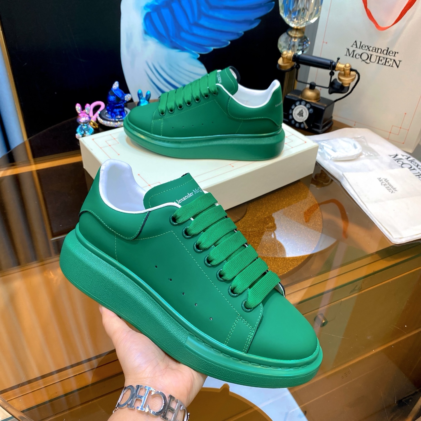 Alexander McQueen Oversized Sneaker Green