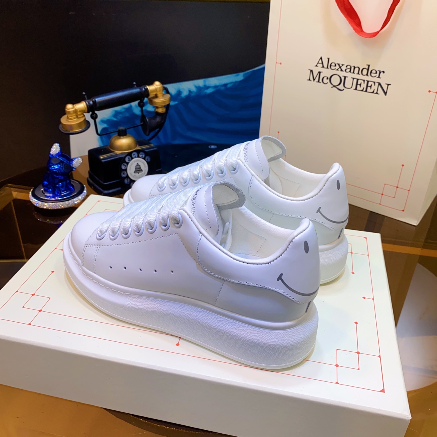 Alexander McQueen Smile Sneaker White