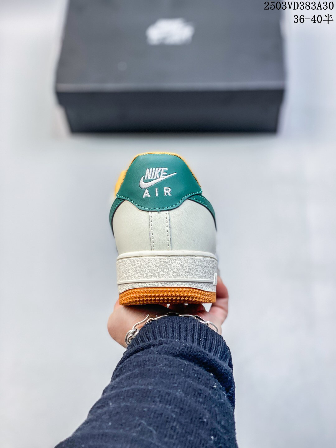 Nike Air Force 1 '07 Low Sneakers White/Green/Orange