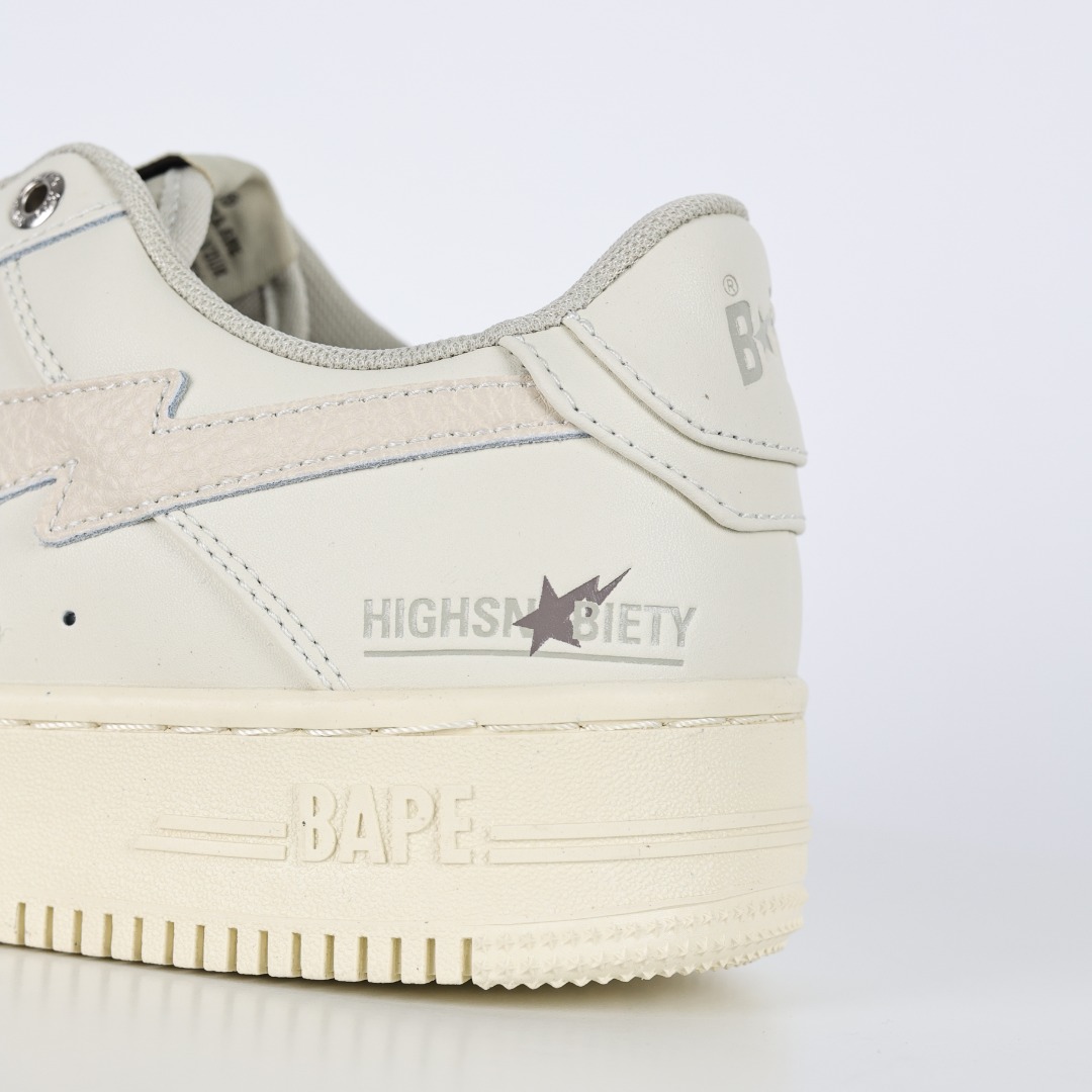 A Bathing Ape BAPE STA Low Sneakers Cream