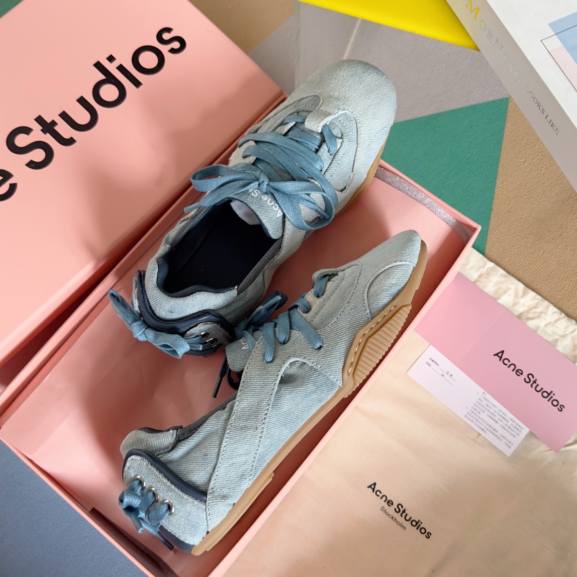 Acne Studios Denim Ballet Sneaker Blue