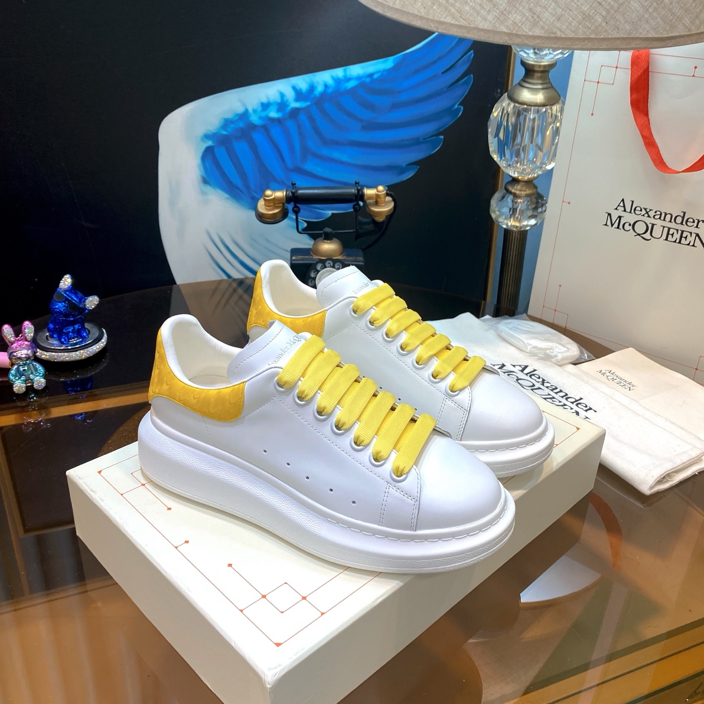 Alexander McQueen Oversized Sneaker Yellow