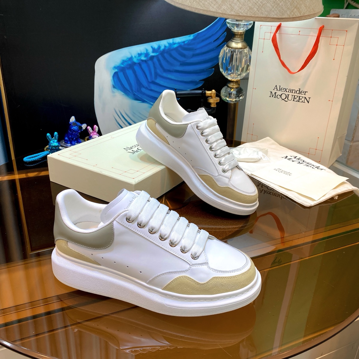 Alexander McQueen Oversized Sneaker White