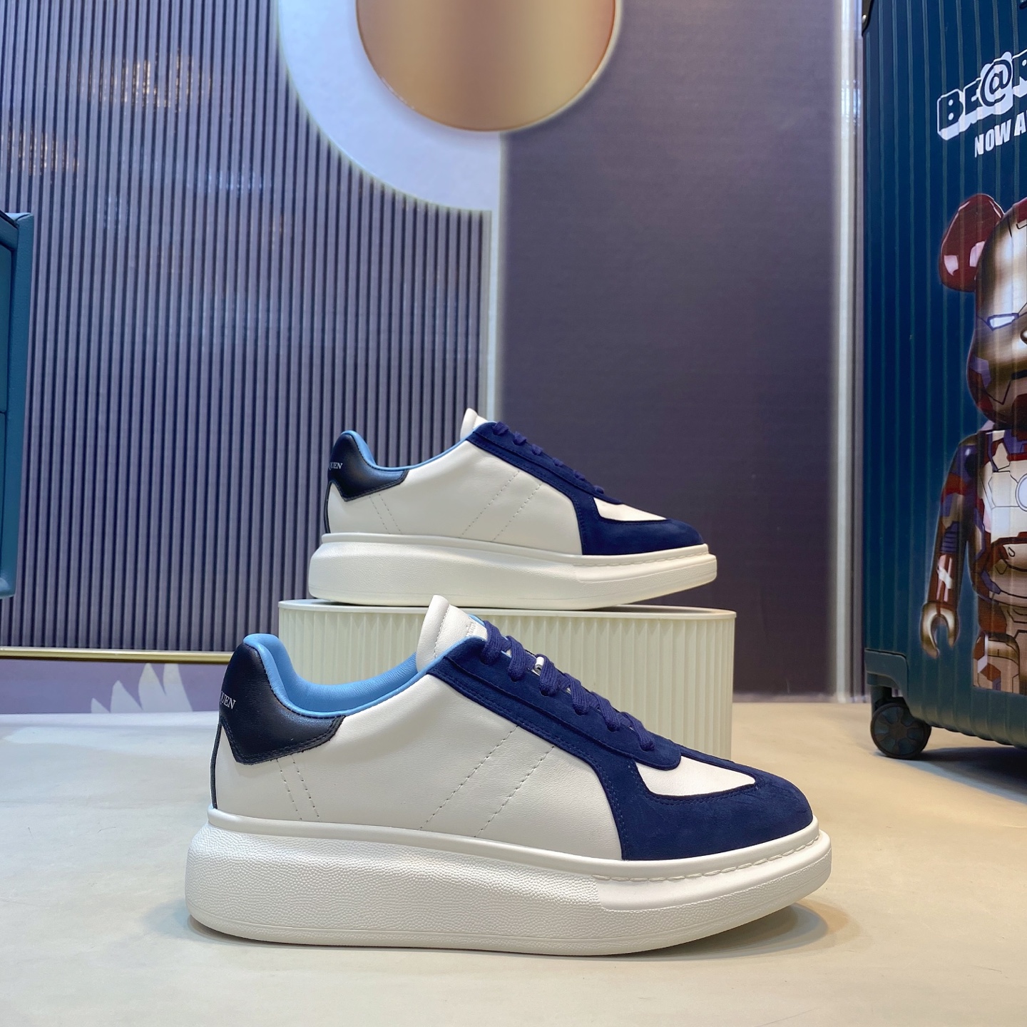 Alexander McQueen Platform Sneaker Blue/White
