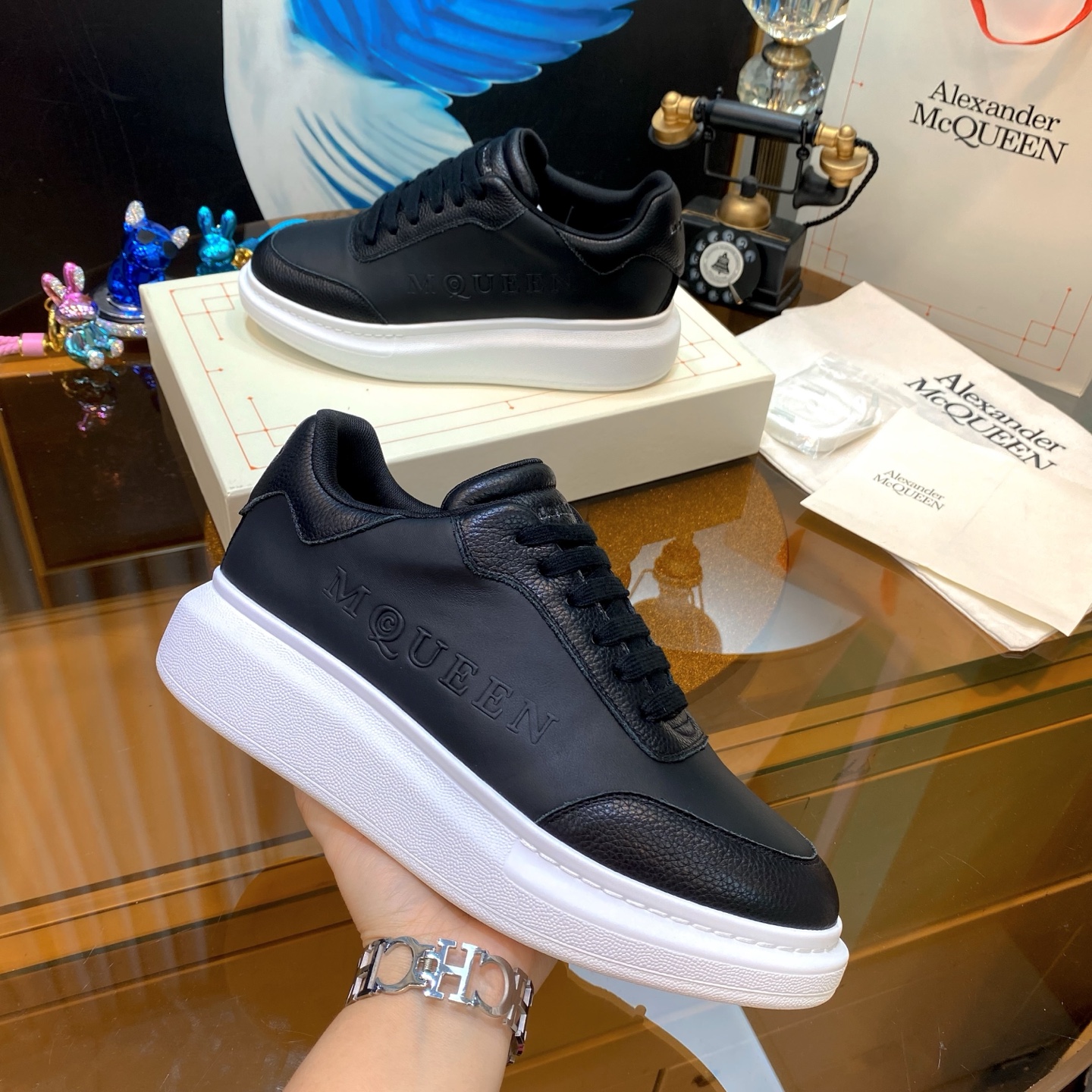 Alexander McQueen Platform Sneakers Black