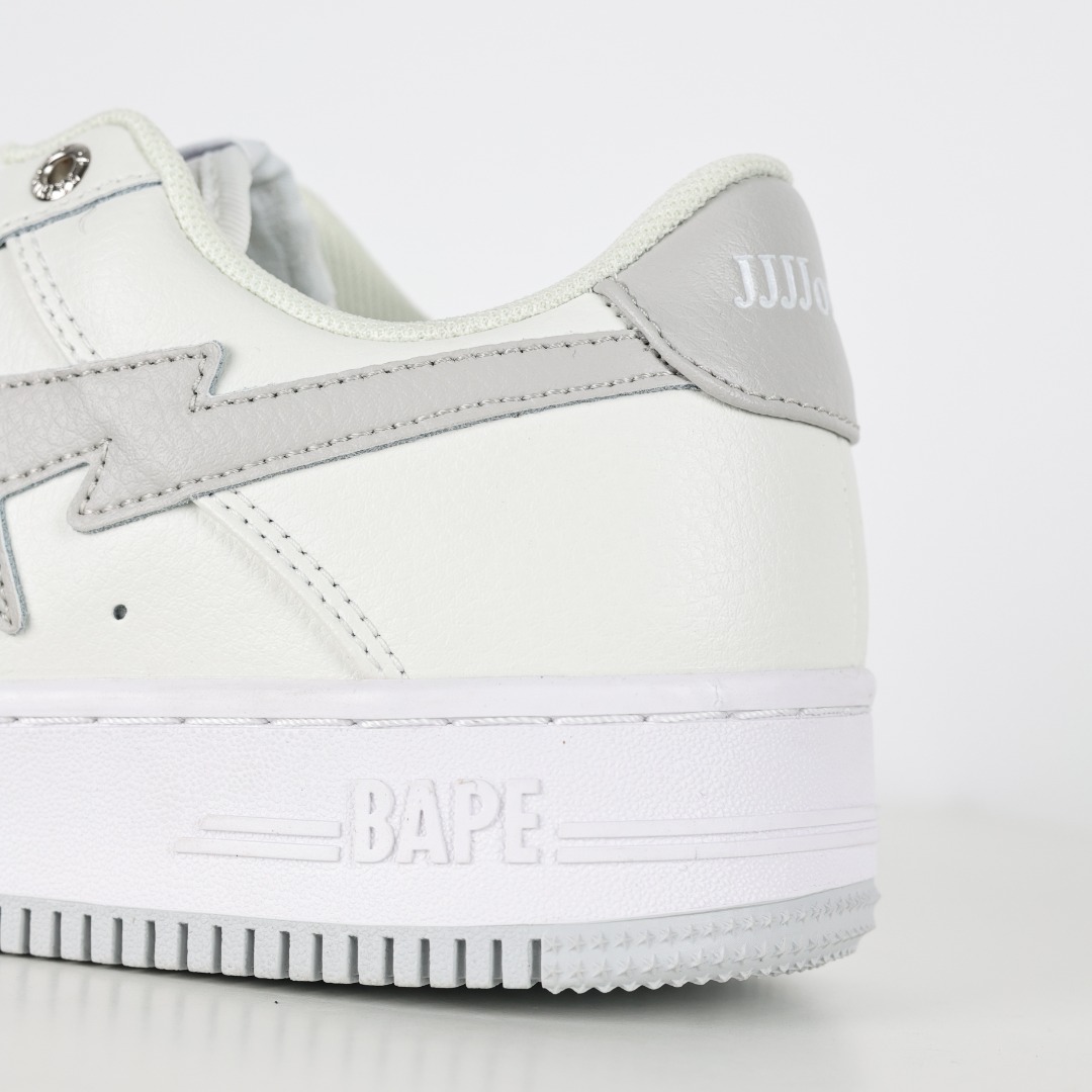 Bape Sta Low-Top Sneakers White/Grey