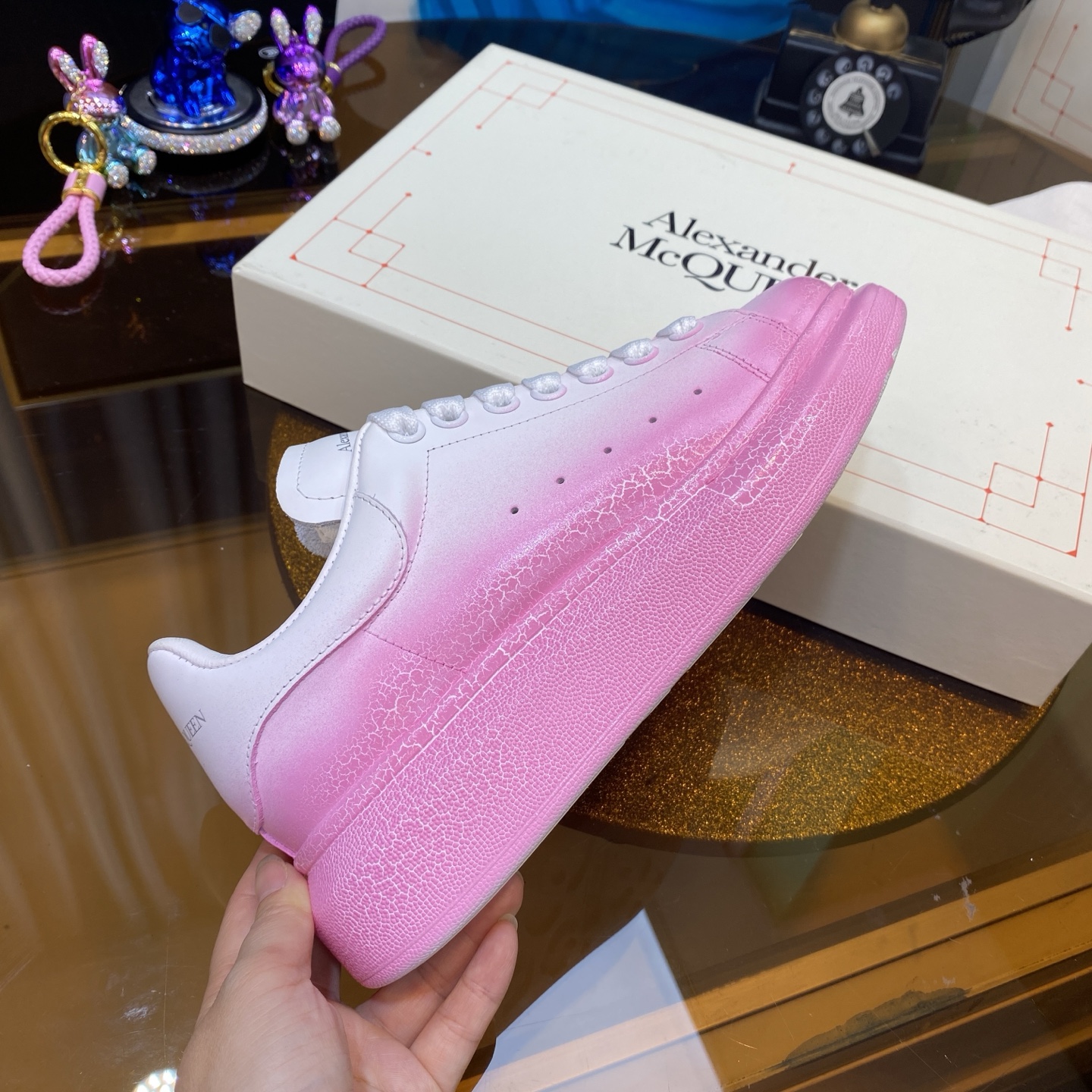 Alexander McQueen Oversized Sneaker Pink