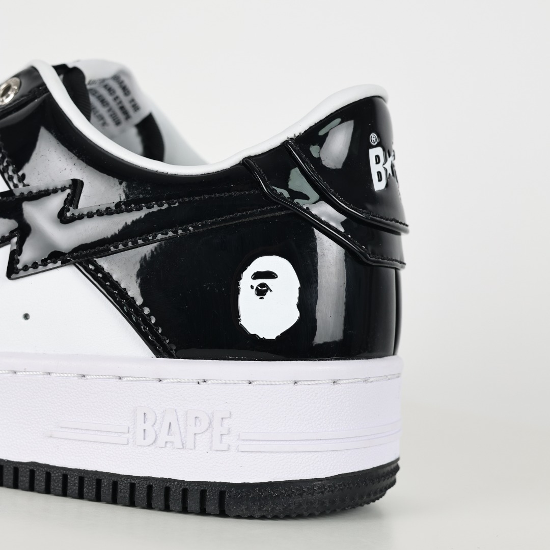 A Bathing Ape BAPE STA Low Sneakers Black/White