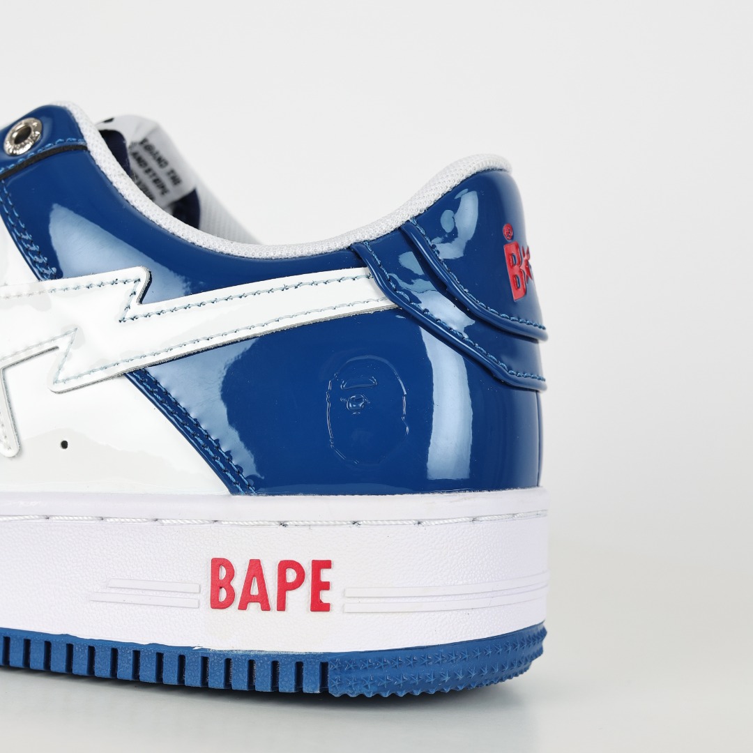 A Bathing Ape BAPE STA Low Sneakers Red/White/Blue