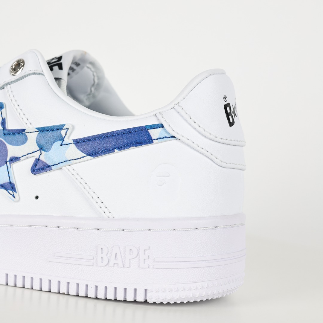 Bape Sta Star Low-Top Sneakers White/Blue