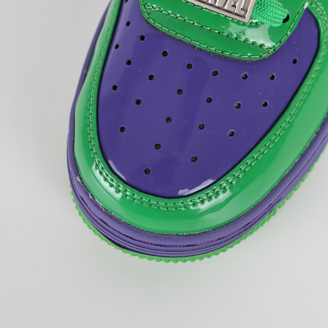 Bape BAPE STA Low Sneakers Green/Purple