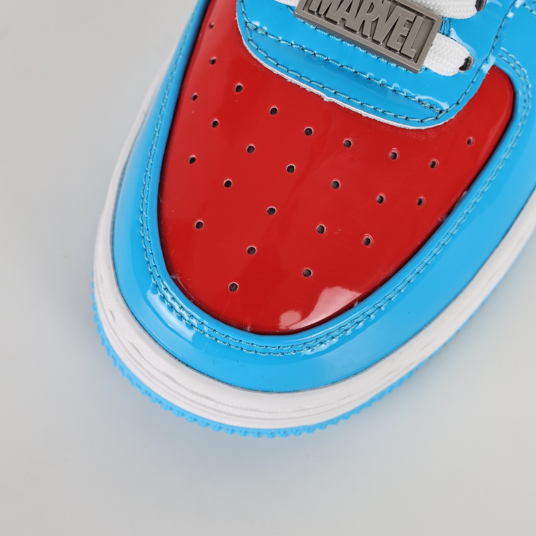 Bape BAPE STA Low Patent Sneakers Blue