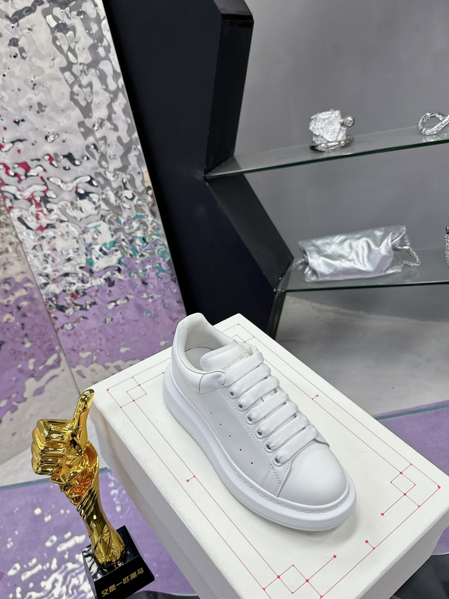 Alexander McQueen Platform Sneakers White