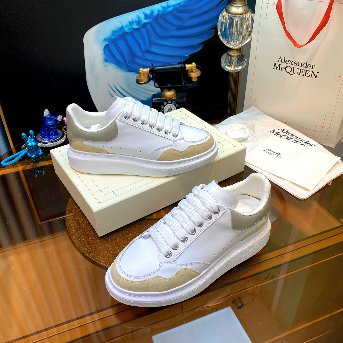 Alexander McQueen Oversized Sneaker White