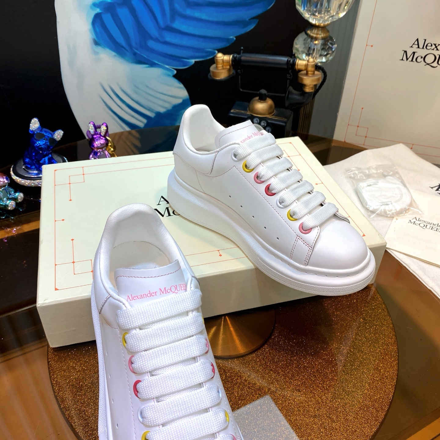 Alexander McQueen Platform Sneakers White
